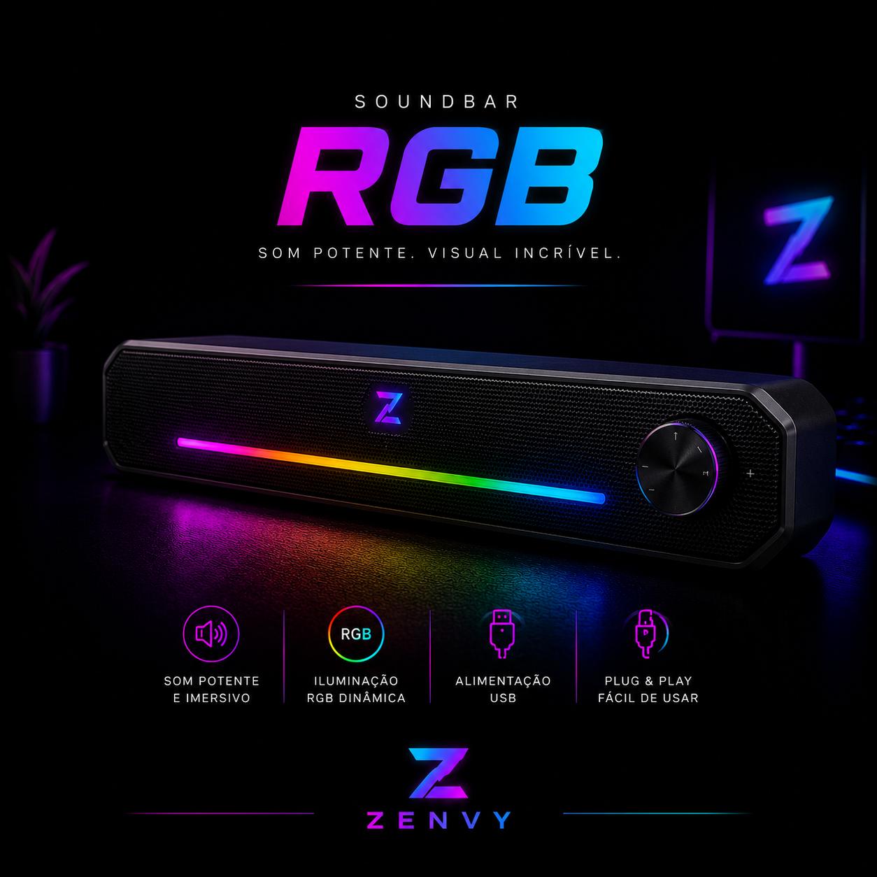 Soundbar RGB Gamer