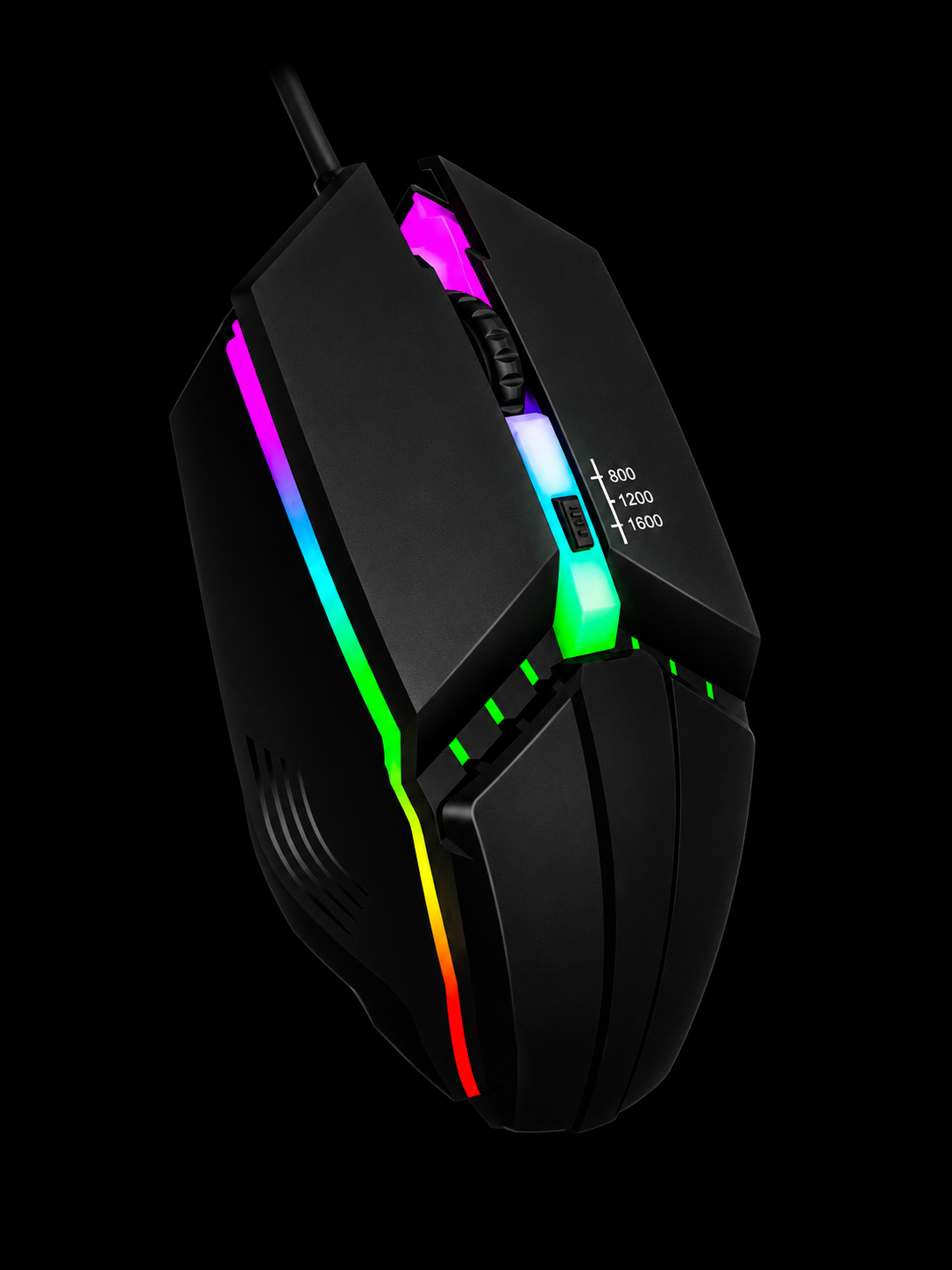 Mouse Gamer RGB 7 Botões – Iluminação Colorida e Alta Precisão