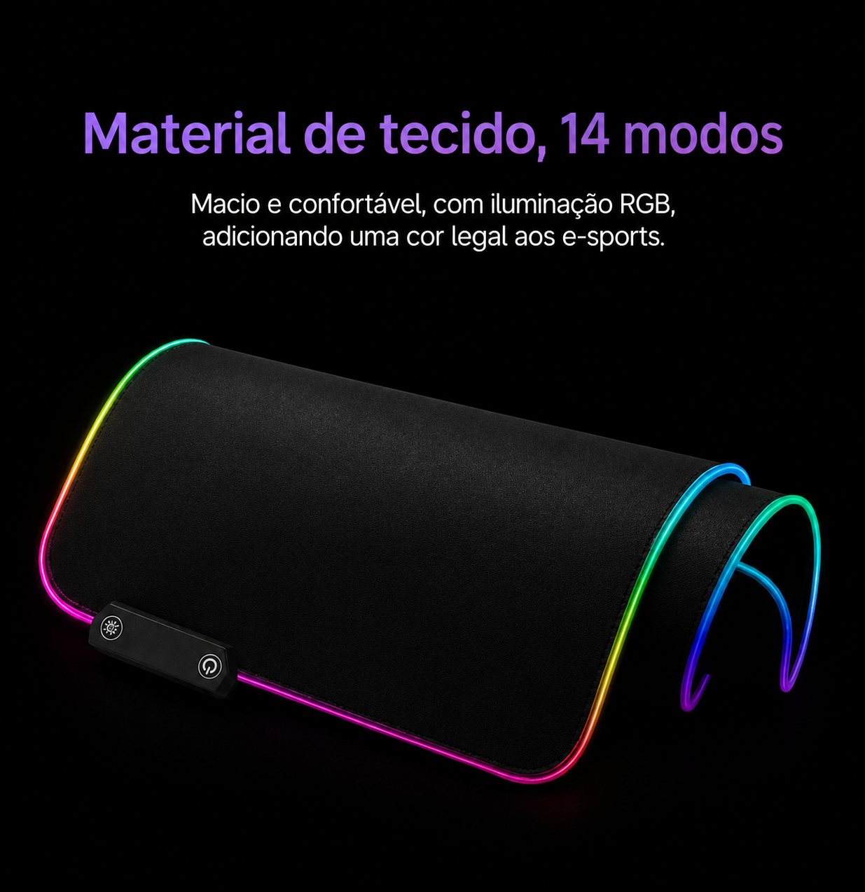 Mousepad Gamer RGB Neon XL