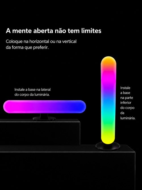 Barra LED RGB Reativa ao Som