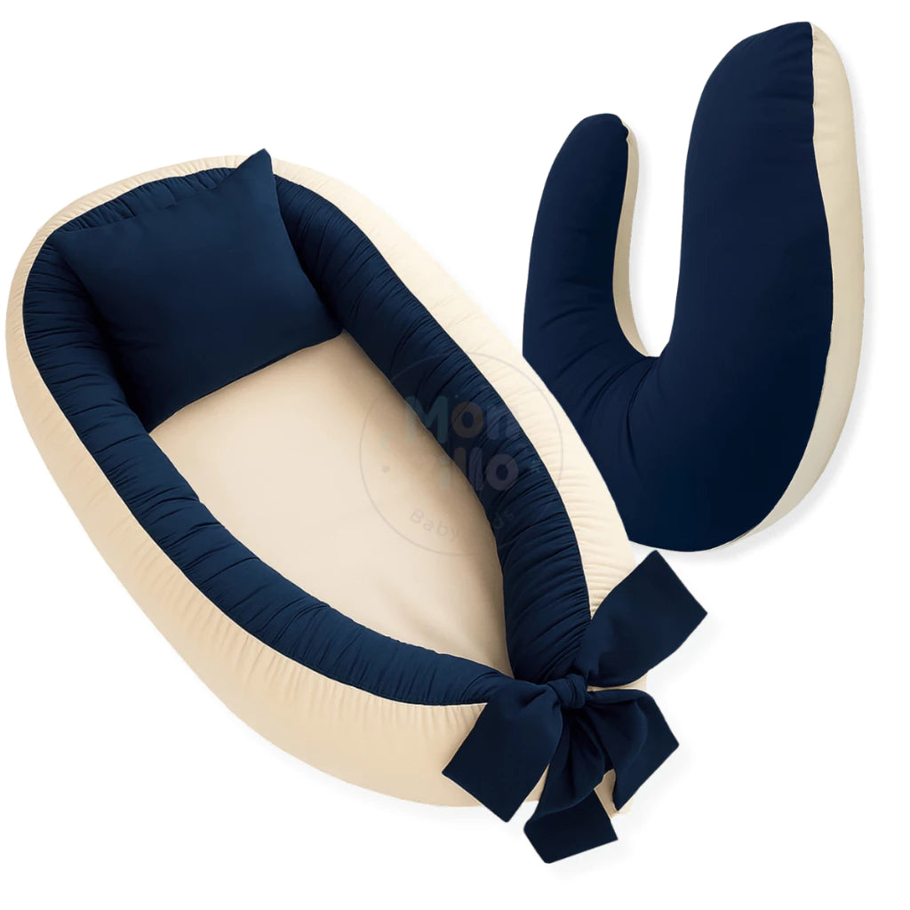 Ninho Redutor de Berço + Almofada de Amamentação 2 em 1 | 100% Conforto | Ajustável | Capa com Zíper