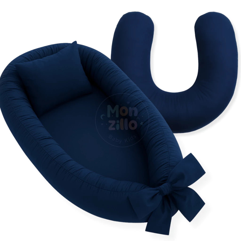 Ninho Redutor de Berço + Almofada de Amamentação 2 em 1 | 100% Conforto | Ajustável | Capa com Zíper