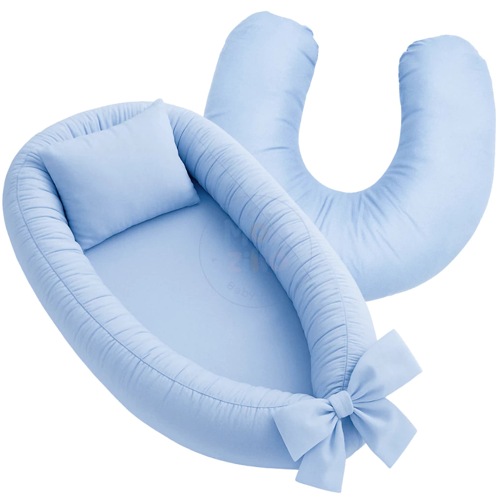 Ninho Redutor de Berço + Almofada de Amamentação 2 em 1 | 100% Conforto | Ajustável | Capa com Zíper