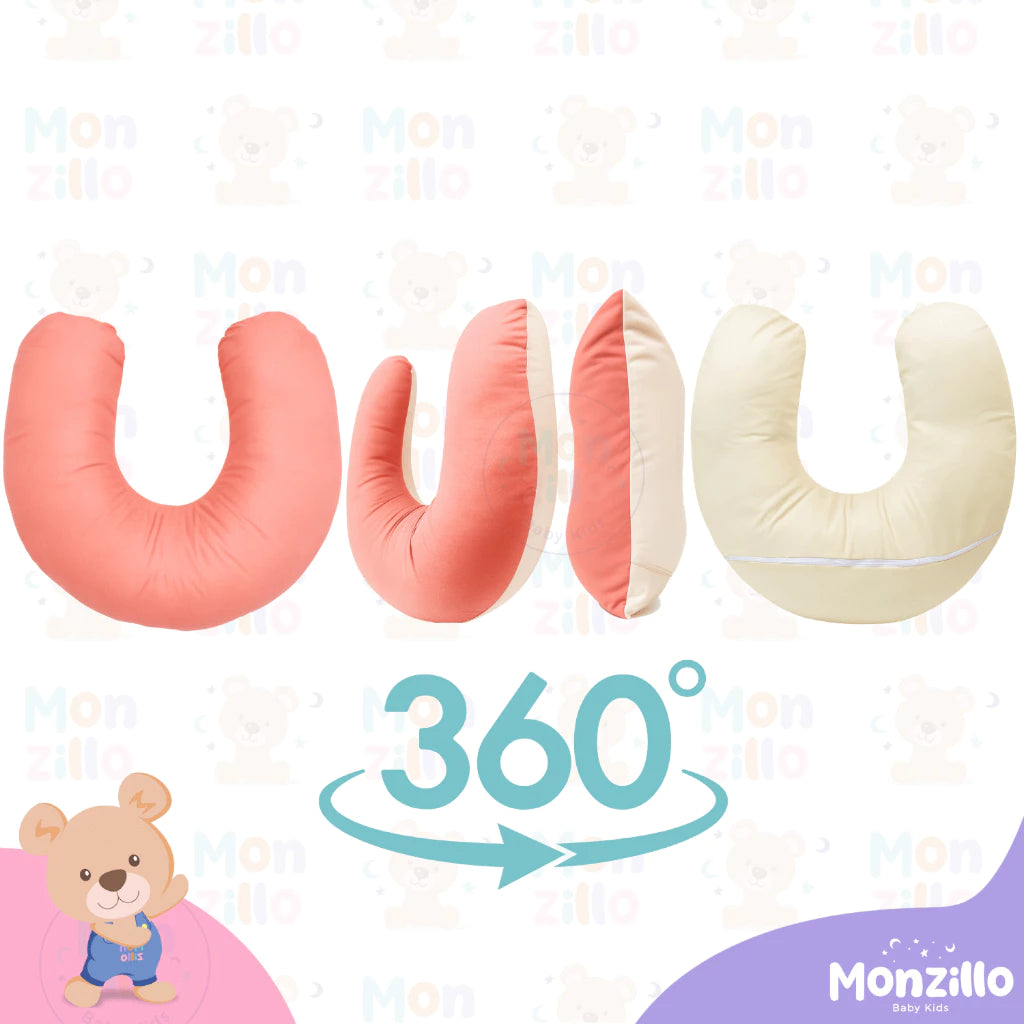 Ninho Redutor de Berço + Almofada de Amamentação 2 em 1 | 100% Conforto | Ajustável | Capa com Zíper